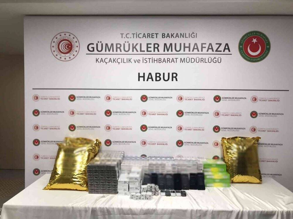 Habur Sınır Kapısı’nda kaçakçılık operasyonları