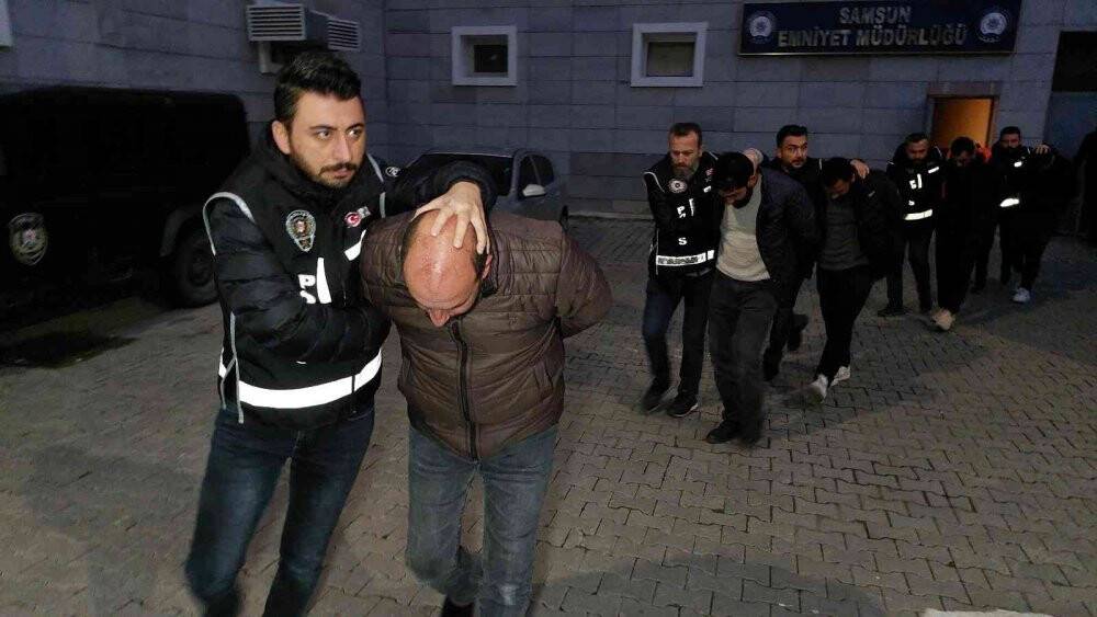 Bafra Ticaret Borsasına silahlı saldırıyla ilgili şüpheliler adliyeye sevk edildi