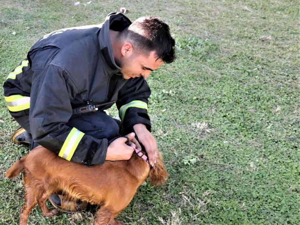 Alev alev yanan karavanda dinlenen kadın ölümden döndü