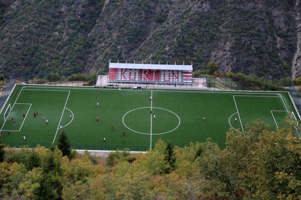 Dağların zirvesinde futbol