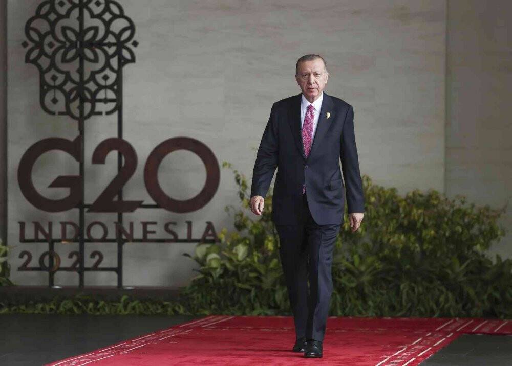 Cumhurbaşkanı Erdoğan, Endonezya’nın Bali Adası’nda toplanan G20 Liderler Zirvesi’ne katıldı
