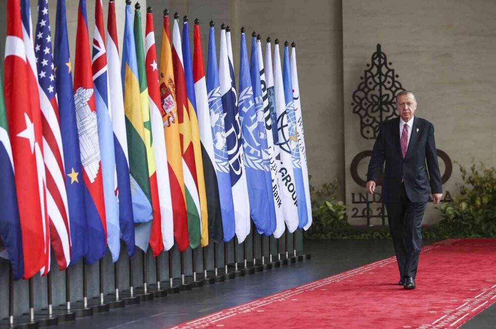 Cumhurbaşkanı Erdoğan, Endonezya’nın Bali Adası’nda toplanan G20 Liderler Zirvesi’ne katıldı