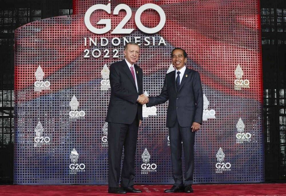 Cumhurbaşkanı Erdoğan, Endonezya’nın Bali Adası’nda toplanan G20 Liderler Zirvesi’ne katıldı