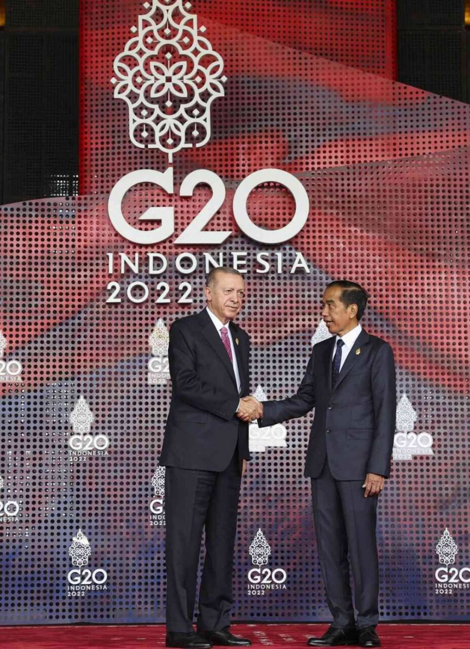 Cumhurbaşkanı Erdoğan, Endonezya’nın Bali Adası’nda toplanan G20 Liderler Zirvesi’ne katıldı