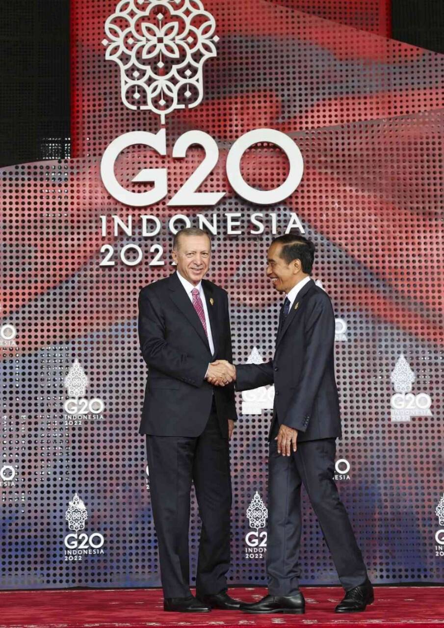 Cumhurbaşkanı Erdoğan, Endonezya’nın Bali Adası’nda toplanan G20 Liderler Zirvesi’ne katıldı