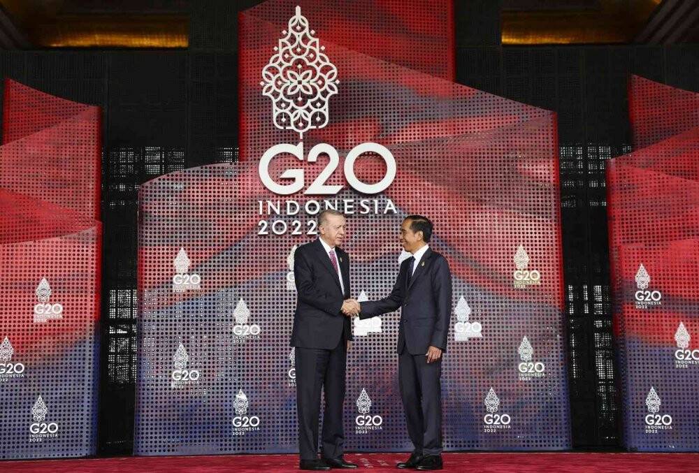 Cumhurbaşkanı Erdoğan, Endonezya’nın Bali Adası’nda toplanan G20 Liderler Zirvesi’ne katıldı