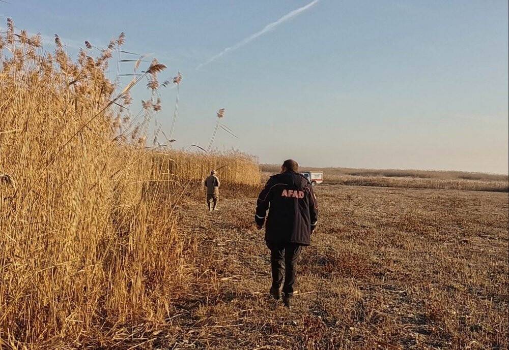 Sazlık alanda mahsur kalan kişi AFAD tarafından kurtarıldı
