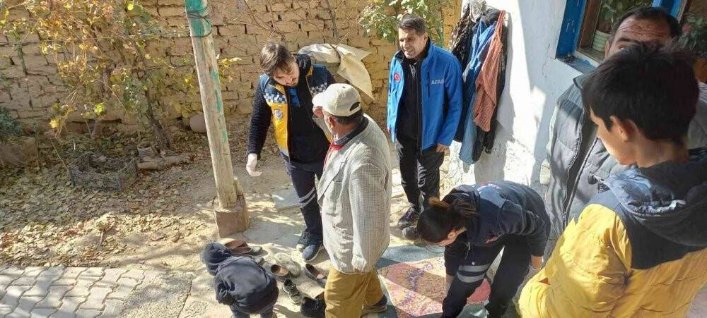 Sazlık alanda mahsur kalan kişi AFAD tarafından kurtarıldı