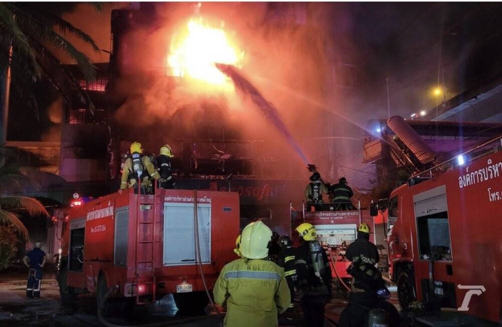 Tayland’da ayakkabı fabrikasında yangın: 2 yaralı