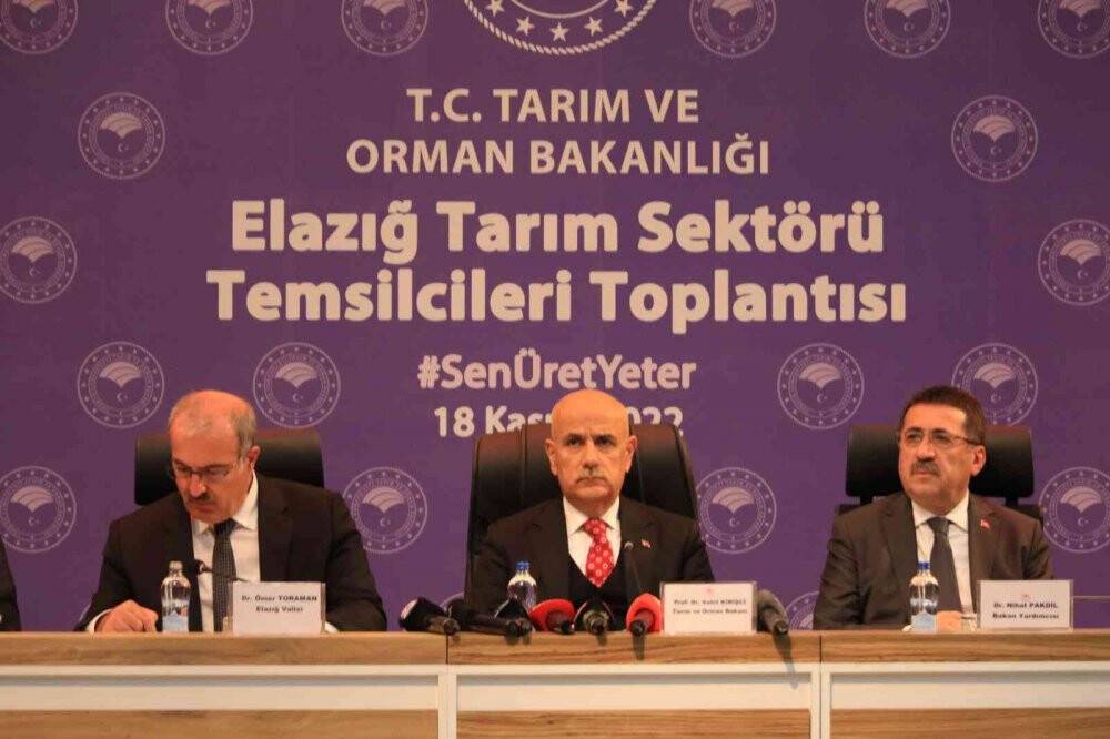 Tarım ve Orman Bakanı Kirişci: “Yeni dönemde her isteyen, istediği yere istediğini ekemeyecek dikemeyecek"
