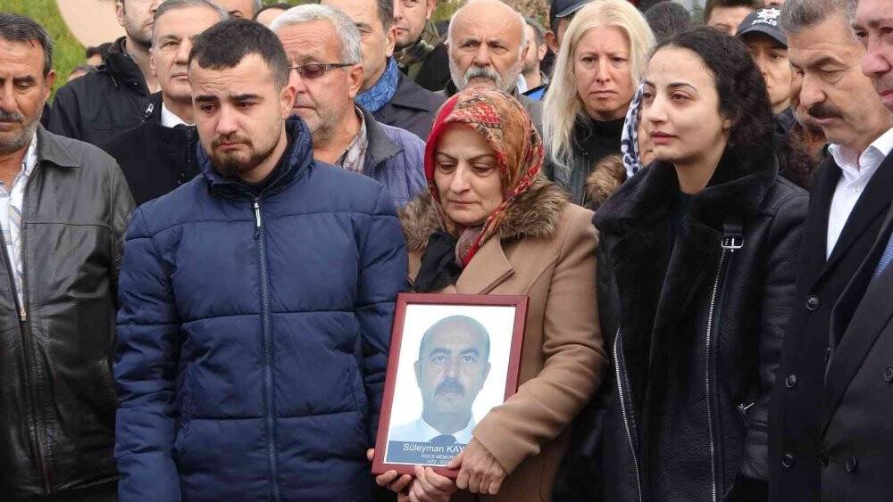 Hayatını kaybeden polis memuru için tören düzenlendi