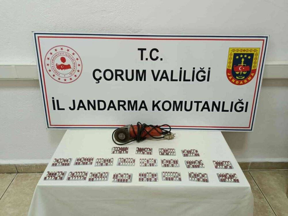 Çorum’da uyuşturucu operasyonu