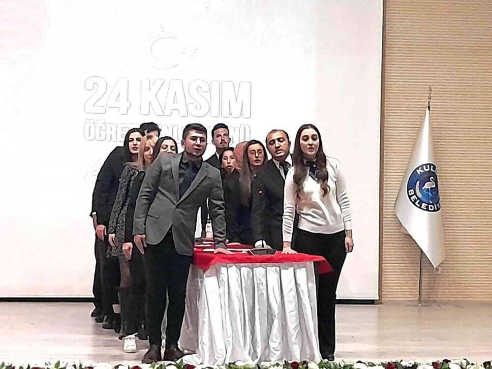 Kulu’da 24 Kasım Öğretmenler Günü etkinliklerle kutlandı