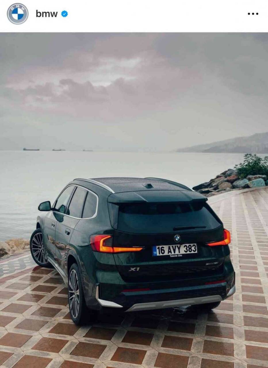 BMW’nin paylaşımında dikkat çeken Gemlik detayı