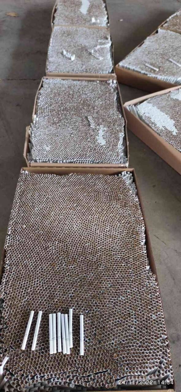 Koliler içerisine gizlenmiş 7 milyon 645 bin kaçak sigara ele geçirildi