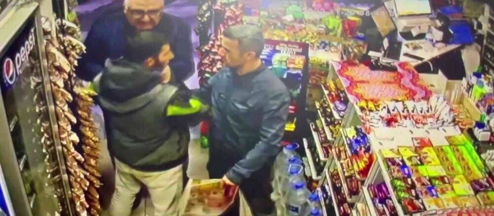 Marketi soymak isterken cebindeki paradan da oldu