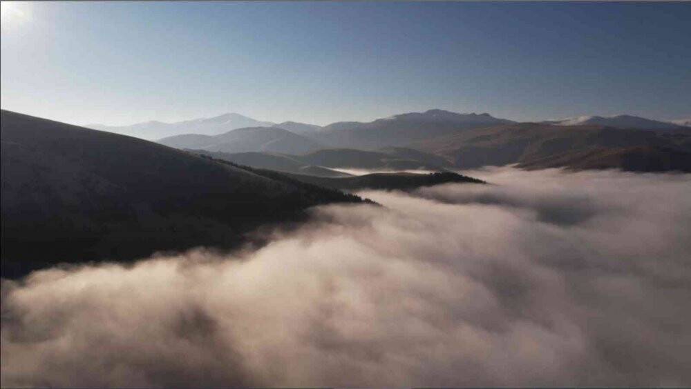 Giresun’dan sis ve bulut denizi manzaraları