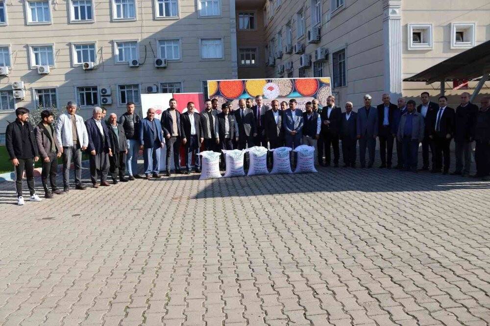 Çiftçilere yüzde 75 hibe destekli mercimek dağıtıldı