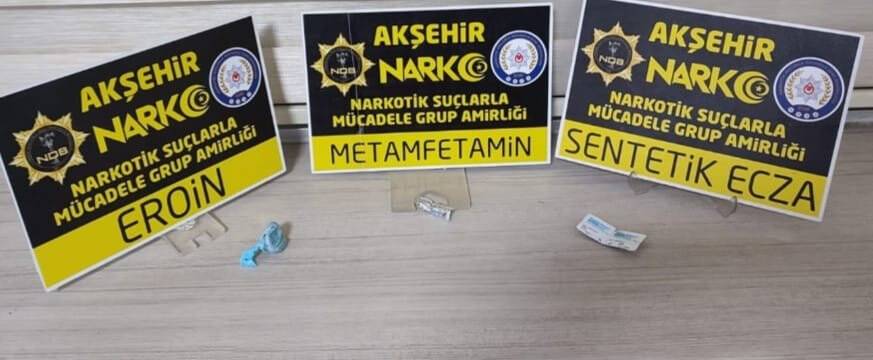 Akşehir’de zehir tacirlerine operasyon