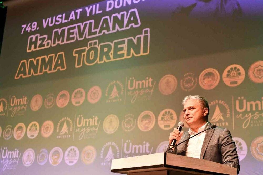 Muratpaşa’da Hz. Mevlana, vefatının 749. yılında anıldı