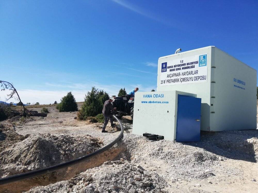 O şehirde kırsal mahallelerde tankerle su taşımaya son