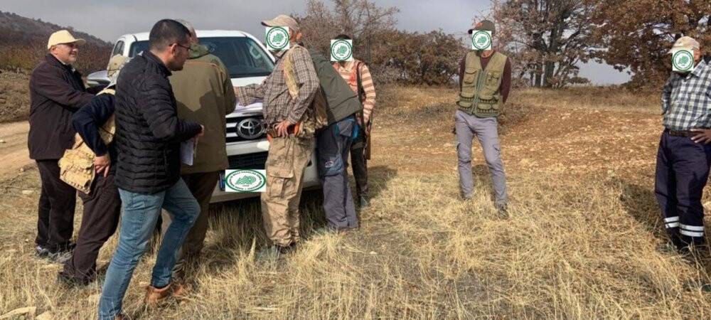 Yasa dışı avcılık yapan 8 şahsa idari işlem uygulandı