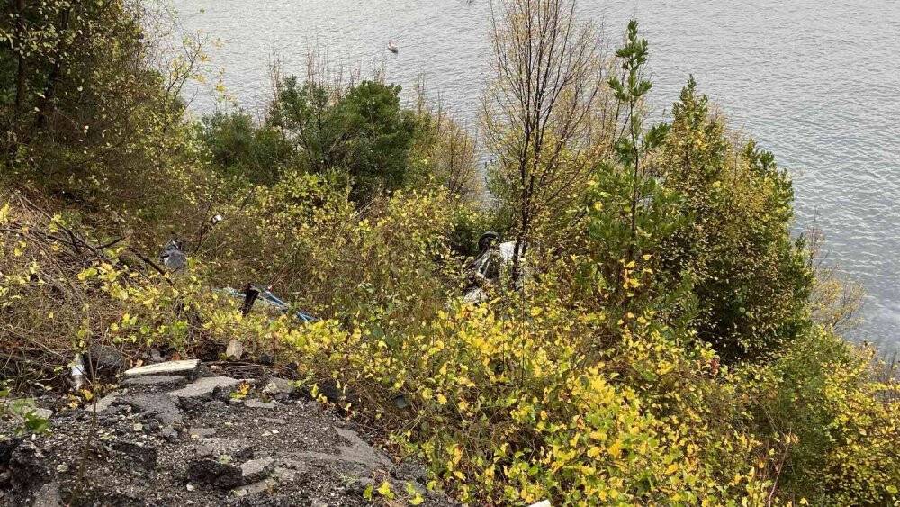 Uçuruma uçtu, ağaç dalları kurtardı