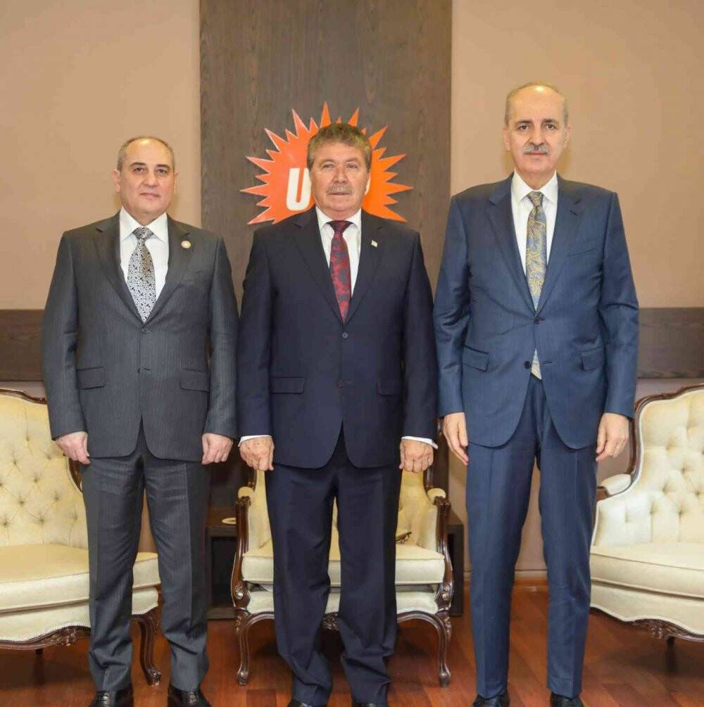 Tatar,  AK Parti, UBP ve Yeni Azerbaycan Partisi heyetlerini kabul etti