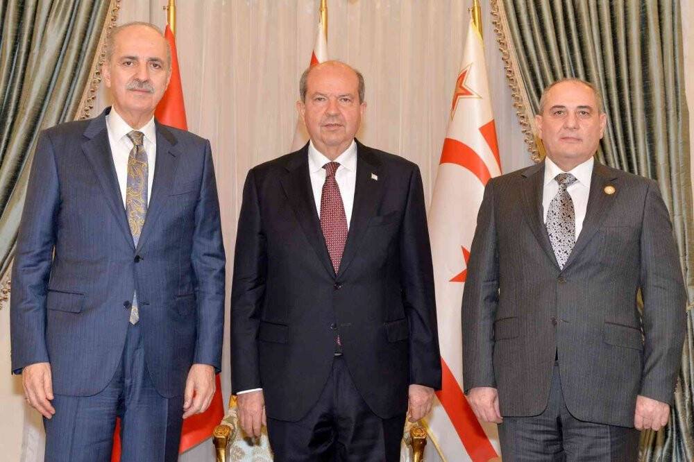 Tatar,  AK Parti, UBP ve Yeni Azerbaycan Partisi heyetlerini kabul etti