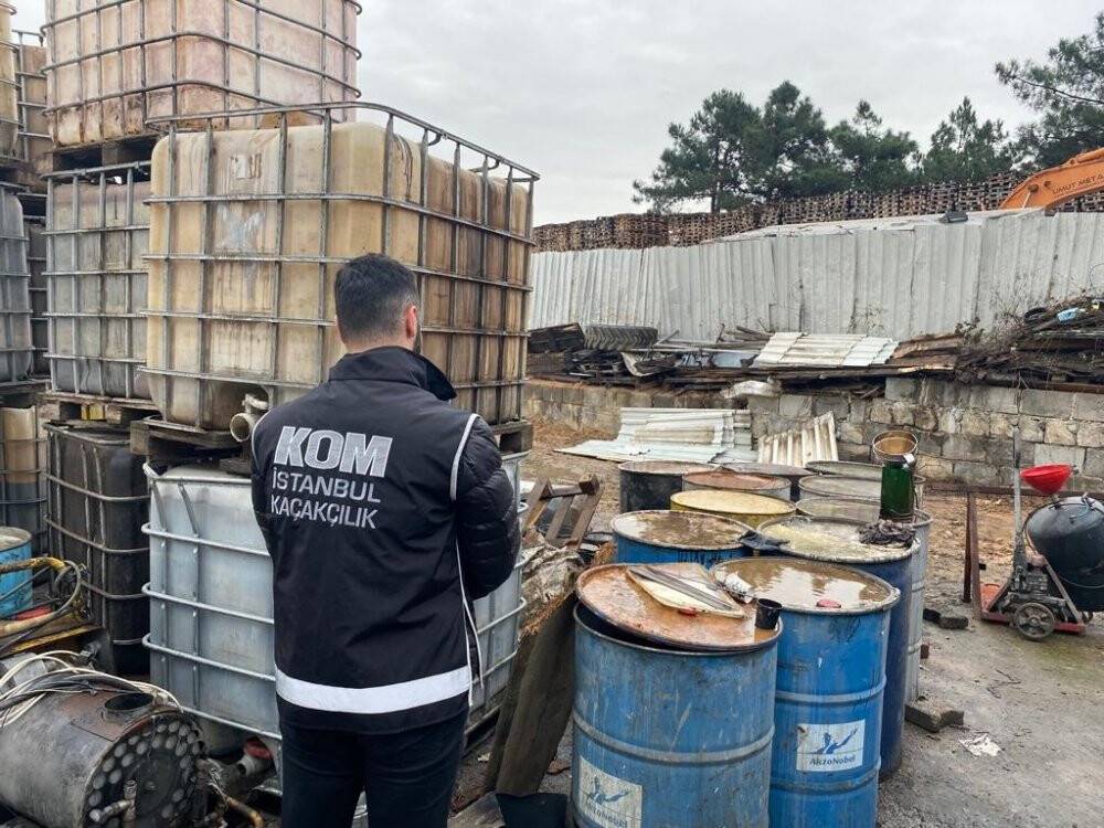 İstanbul’da "10 numara" yağ operasyonu