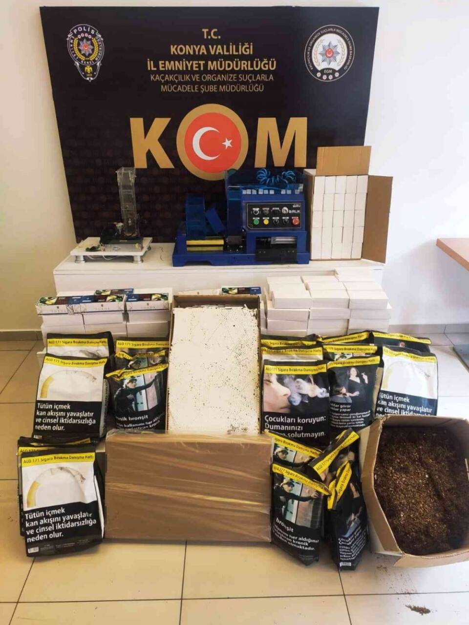 Konya polisi kaçakçılara göz açtırmıyor