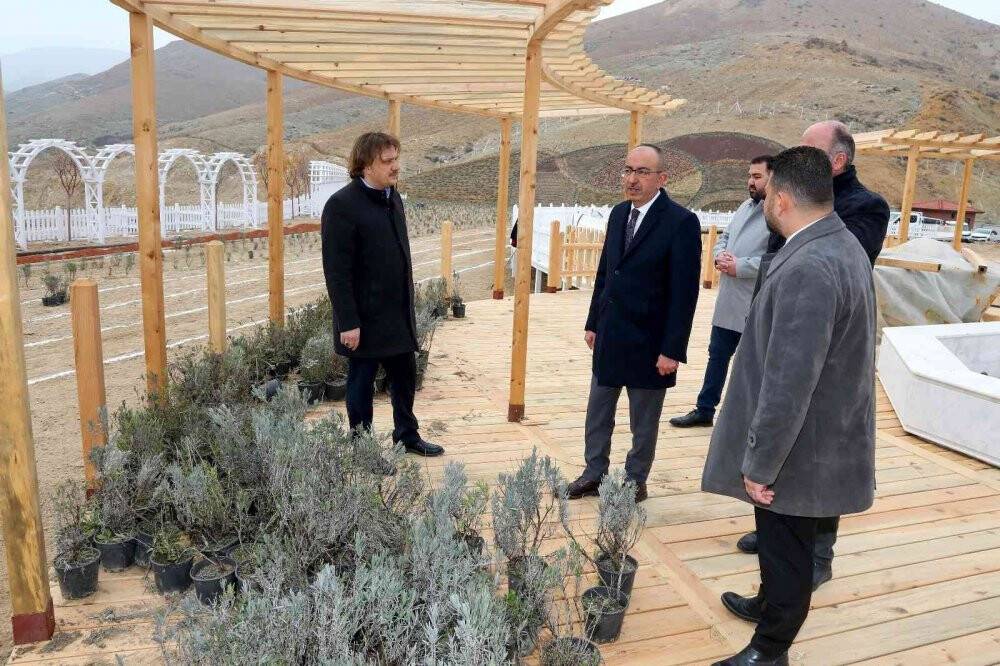 Meram Belediyesi Dere Mahallesinde lavanta bahçesi kurdu