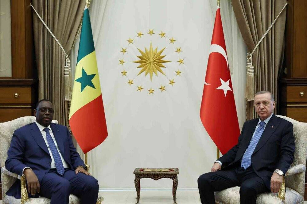Cumhurbaşkanı Erdoğan, Senegal Cumhurbaşkanı Sall ile bir araya geldi