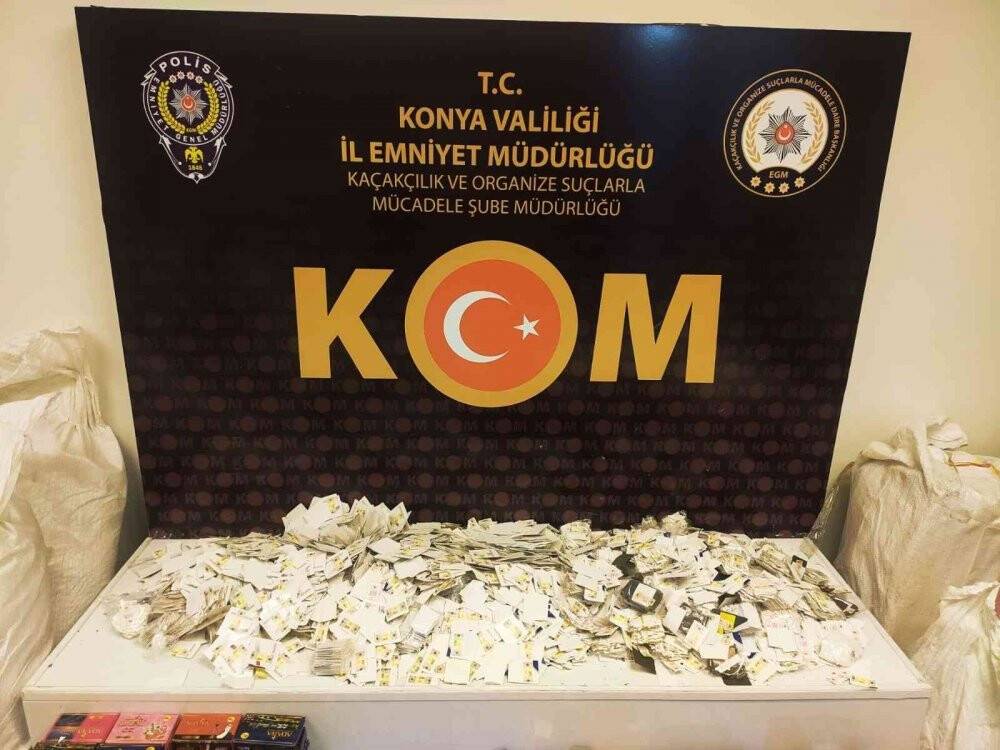 Konya polisi kaçakçılara göz açtırmadı: 3 gözaltı