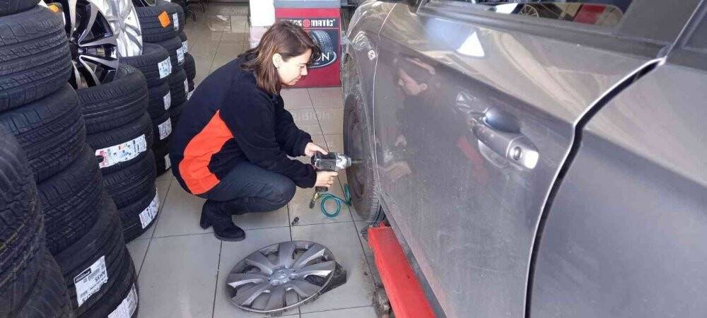 Lastikçilerde kış lastiği hareketliliği