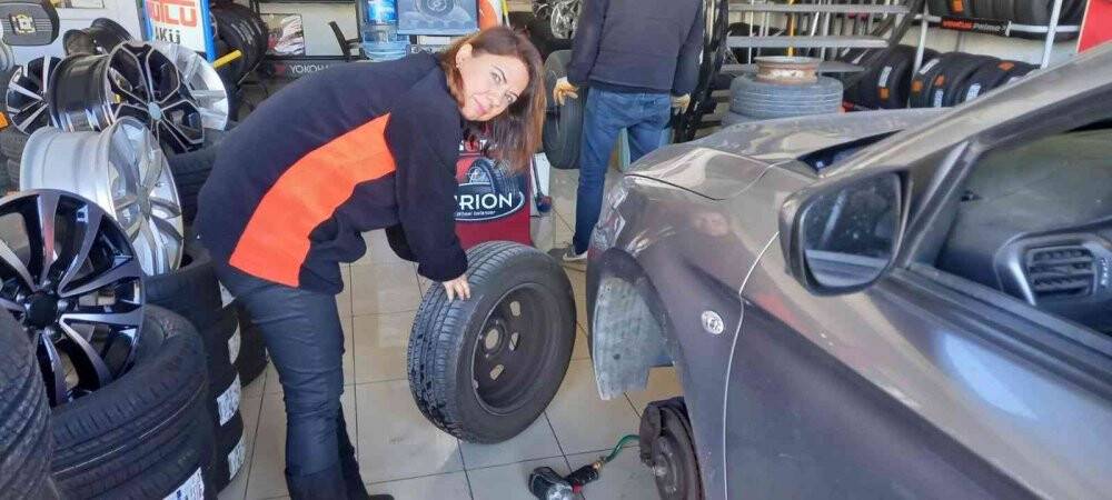 Lastikçilerde kış lastiği hareketliliği