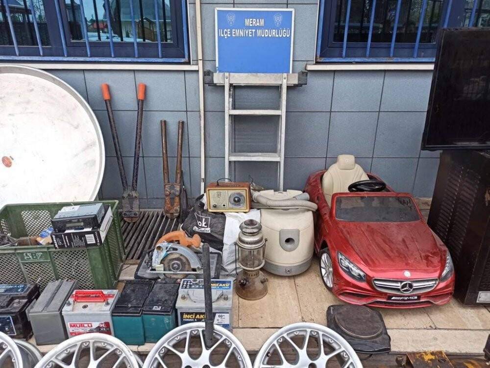 Meram’da hırsızlık şüphelisi yakalandı