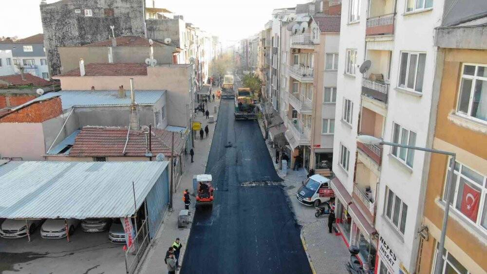 Türkiye’nin en uzun sokaklarından birisi asfaltlandı