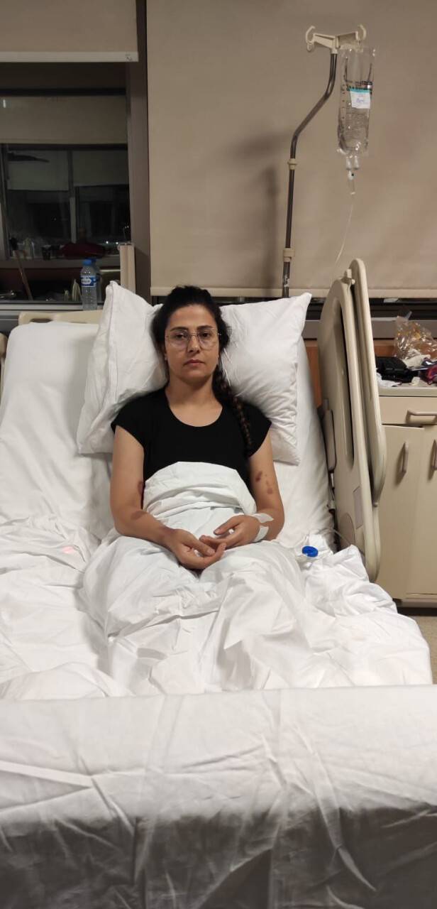 Ağrıları dinsin diye gitti, tekerlekli sandalyeyle çıktı