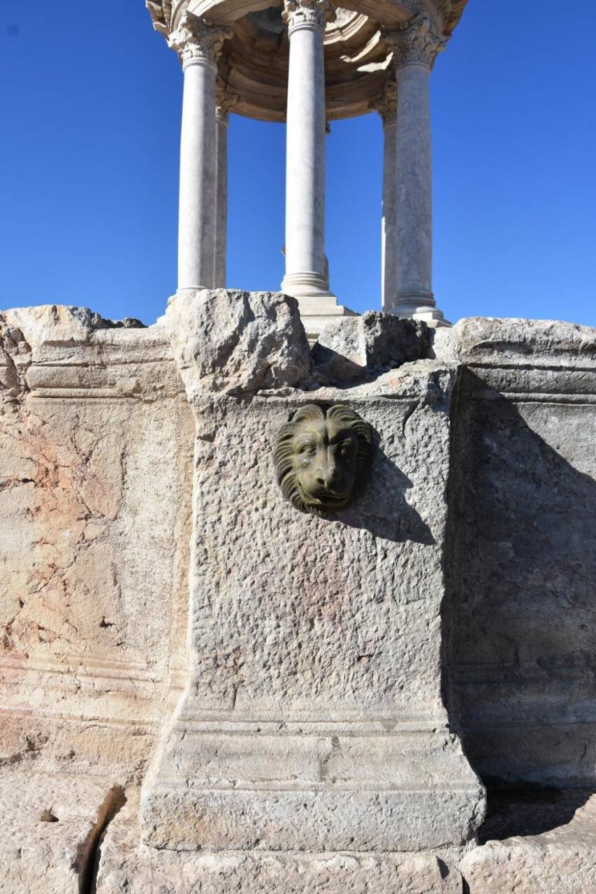 Kibyra Antik Kenti’nin görkemli çeşmesi restorasyon ile ayağa kaldırıldı