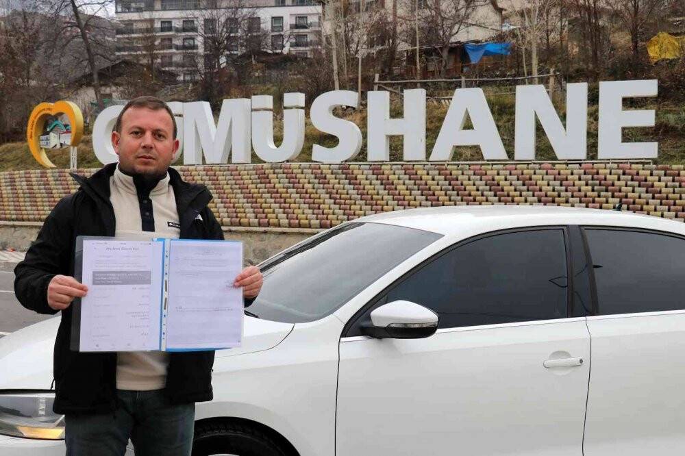 Park halindeki aracına 750 kilometre uzakta trafik cezası yazıldı