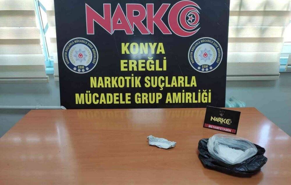 Konya'da uyuşturucu tacirlerine darbe