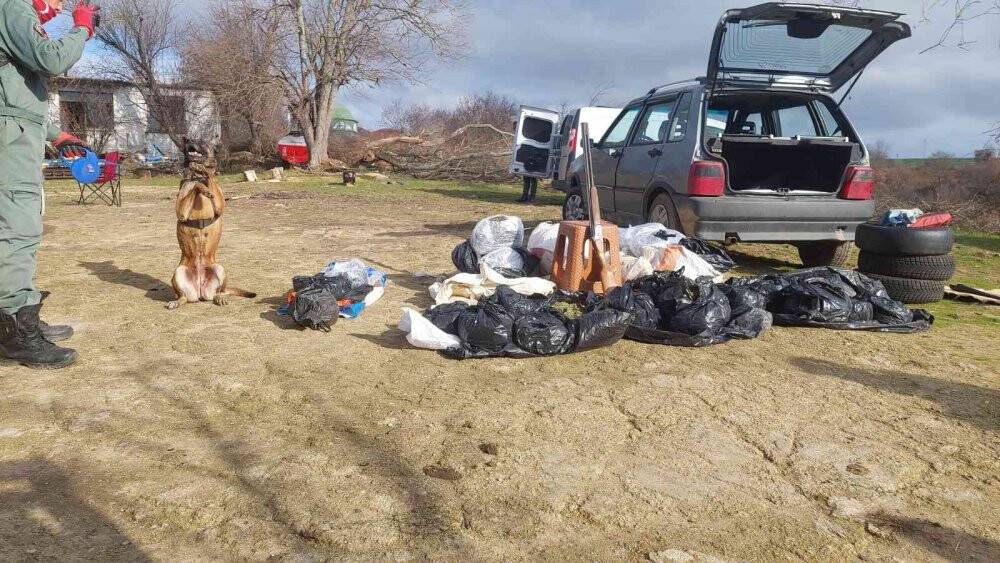 Tekirdağ'da bir köyden adeta esrar fışkırdı