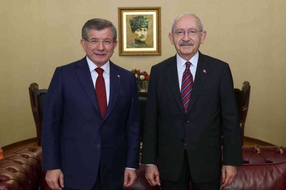 Davutoğlu, CHP Lideri Kılıçdaroğlu’nu ziyaret etti