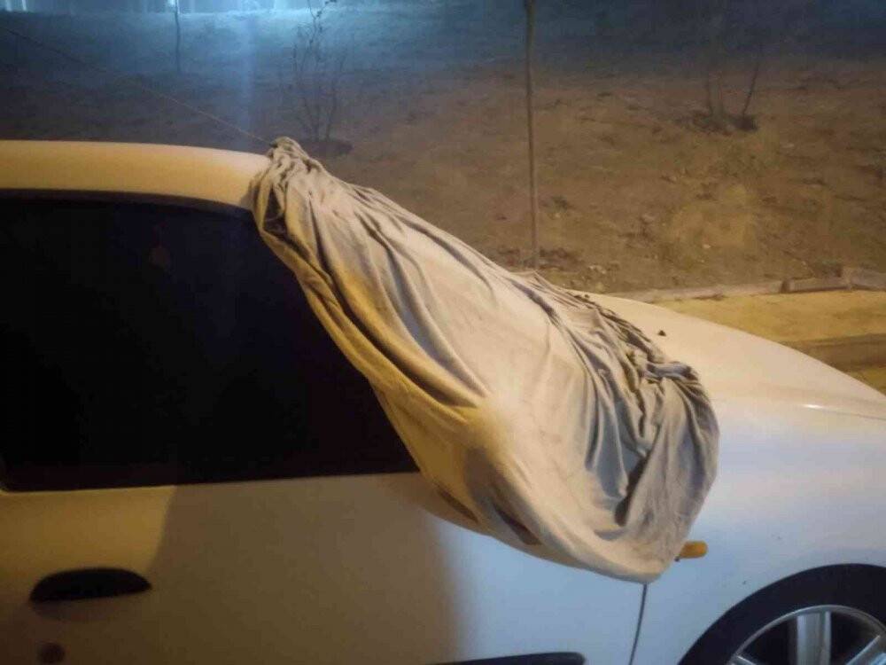 Sürücülerden soğuğa brandalı önlem