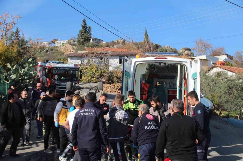 Antalya'da kursiyer takla attı, eğitmen kaçtı