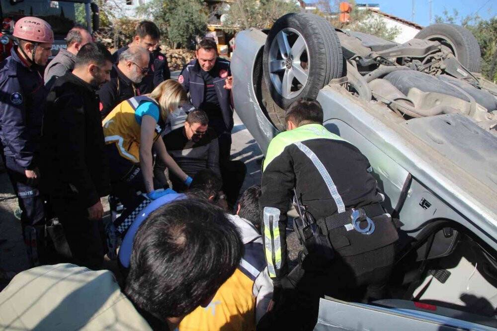 Antalya'da kursiyer takla attı, eğitmen kaçtı