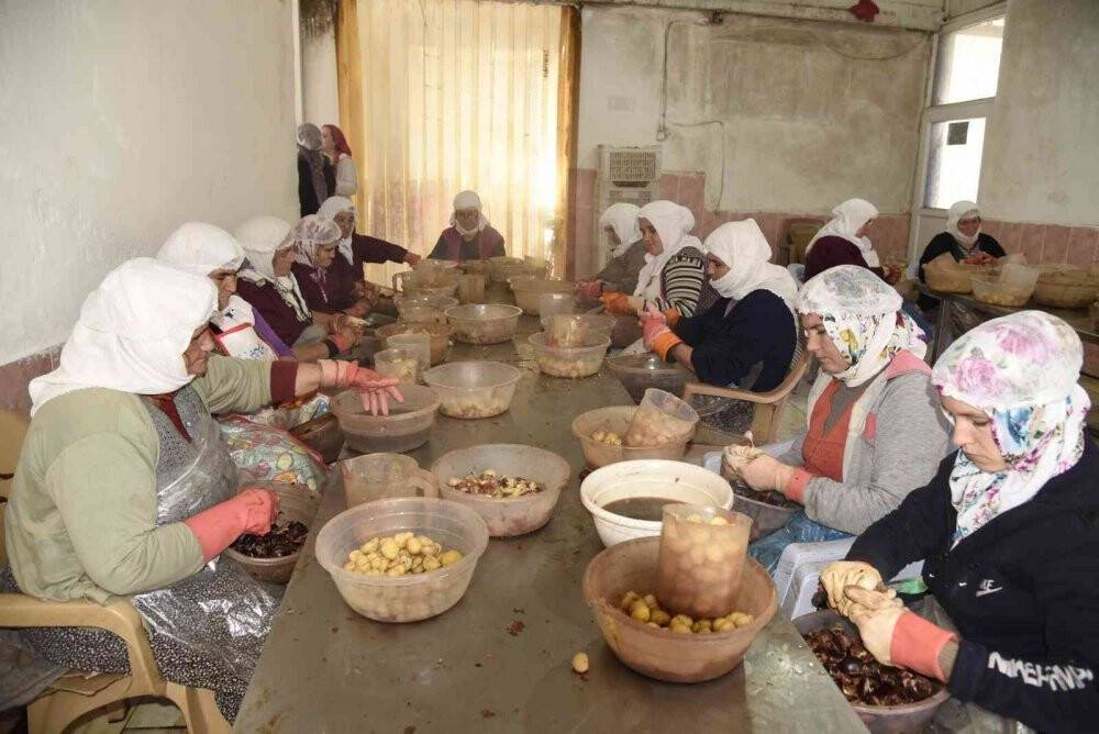 Nazilli’nin kestane şekeri, 10 bin kilometre ötede damakları lezzetlendiriyor