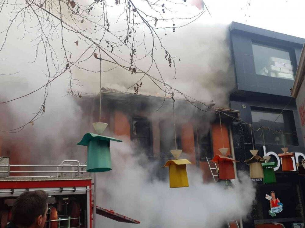 Bursa’da iş yerinde korkutan yangın