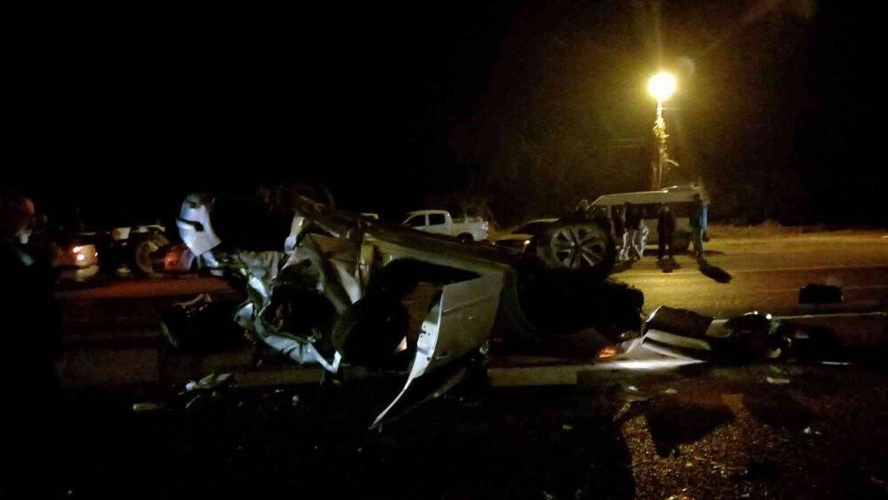 Yolcu minibüsü ile otomobil çarpıştı: 13 Yaralı